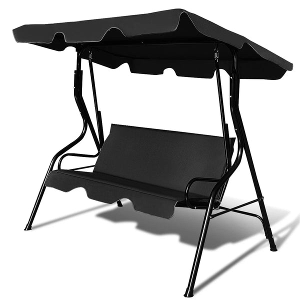 Patio 3 Seat Canopy Swing Glider (4 Colors)