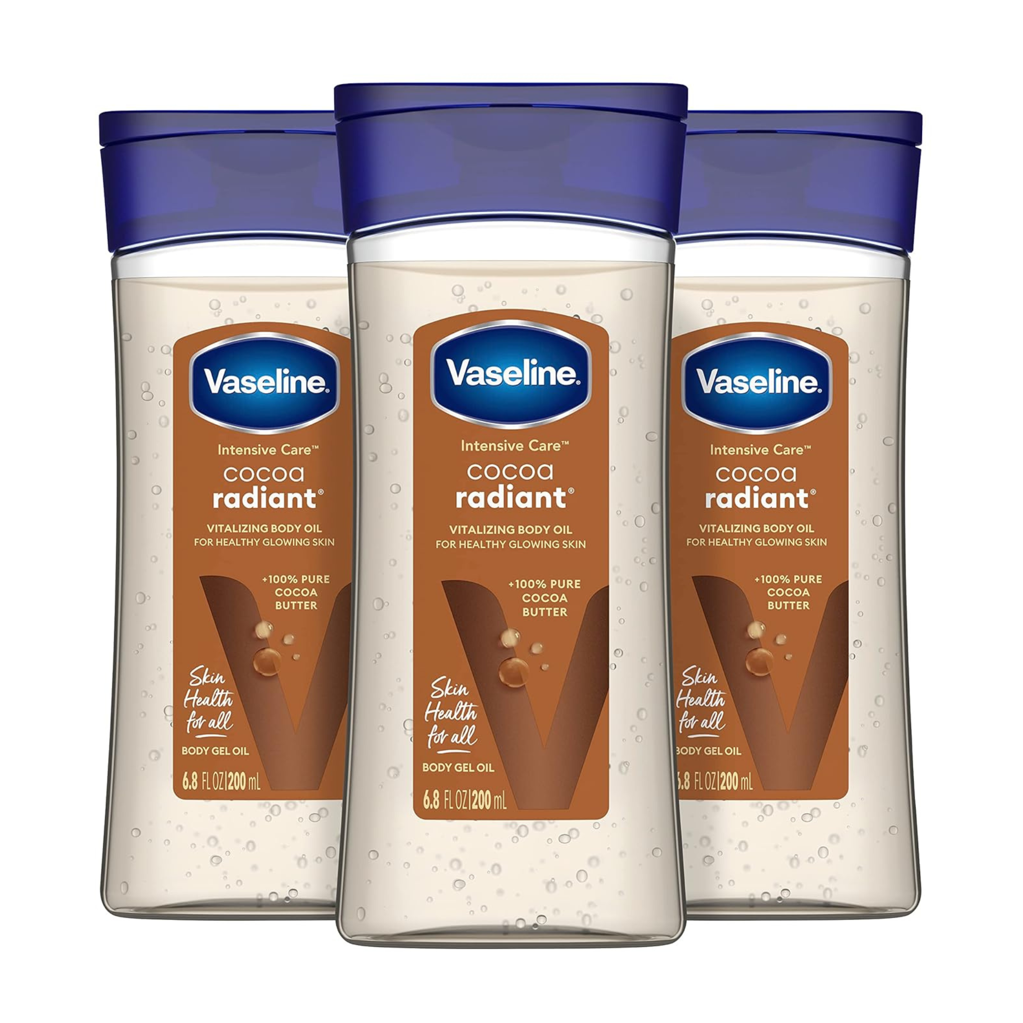3 Vaseline Intensive Care Cocoa Radiant Vitalizing Body Oils