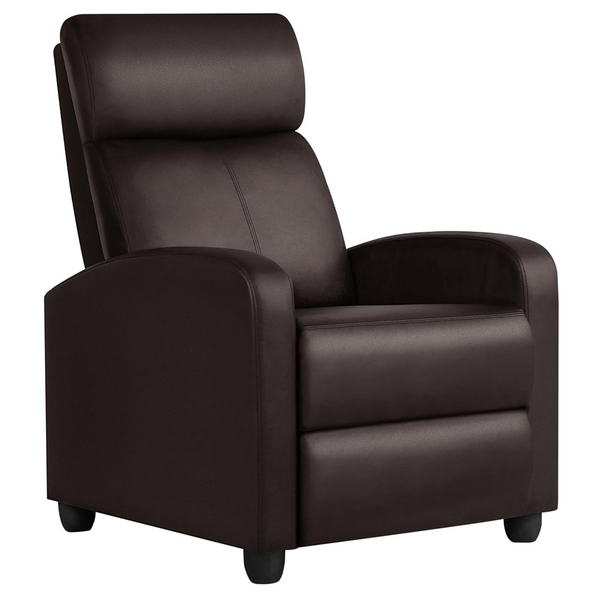 Faux Leather Recliner Sofa