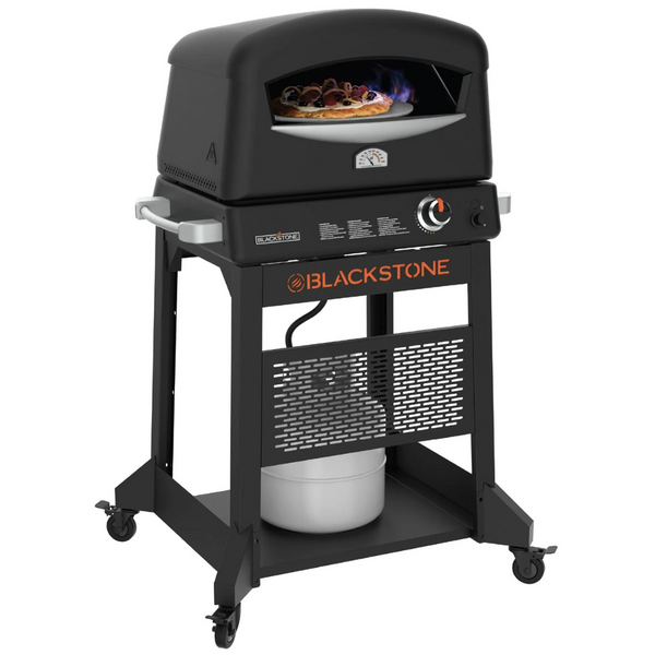 Blackstone Propane Pizza Oven With 16" Rotating Cordierite Stone And Mobile Stand