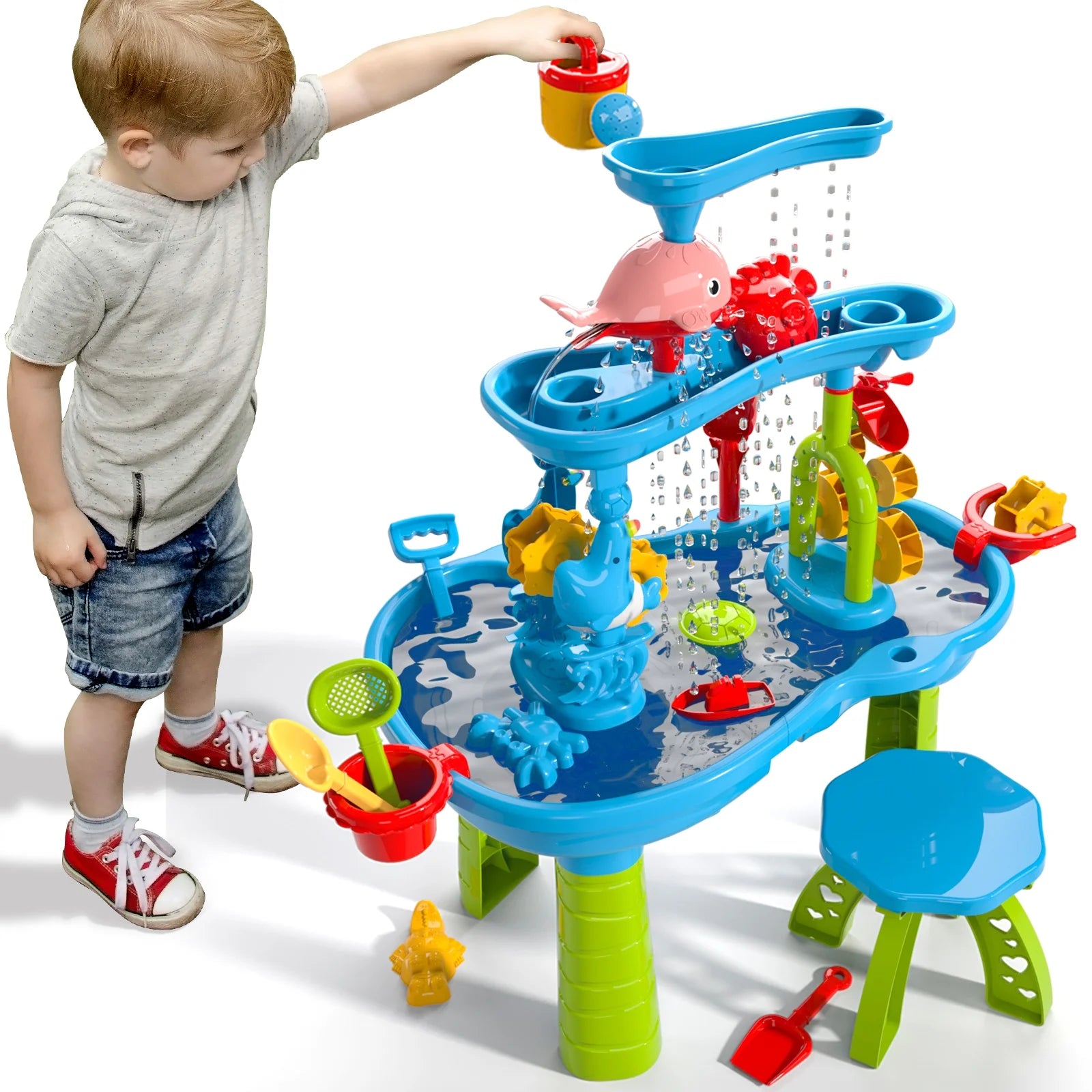 3-Tier Sand and Water Play Table