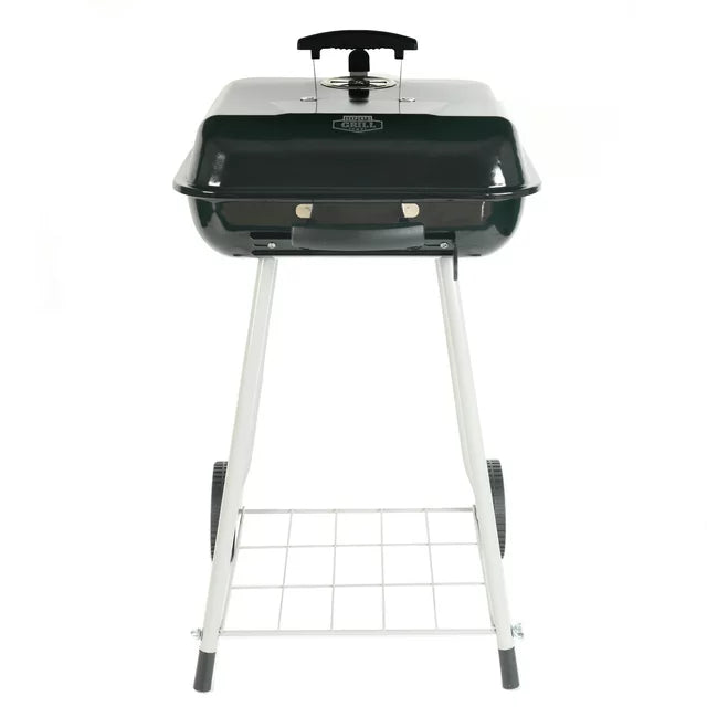 Expert Grill 17.5″ Square Steel Charcoal Grill with Wheels