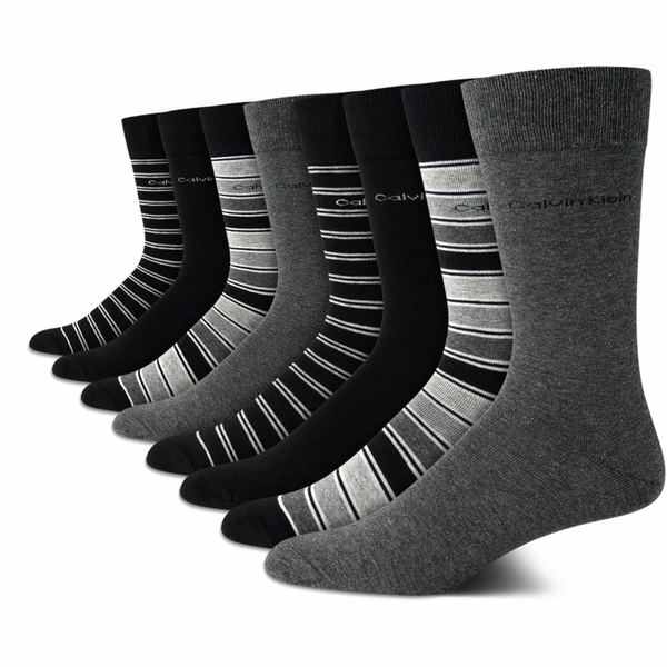 8 Pairs Of Calvin Klein Men’s Dress Socks