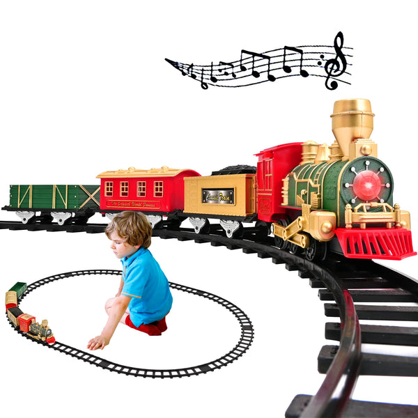 Electric Train Toy With Lights & Sound