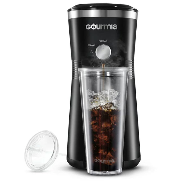 Gourmia Iced Coffee Maker w/ Reusable 25oz Tumbler