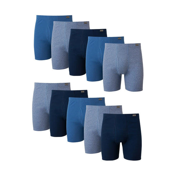 10-Pack Hanes Men's Comfort Soft Super Value Boxer Briefs