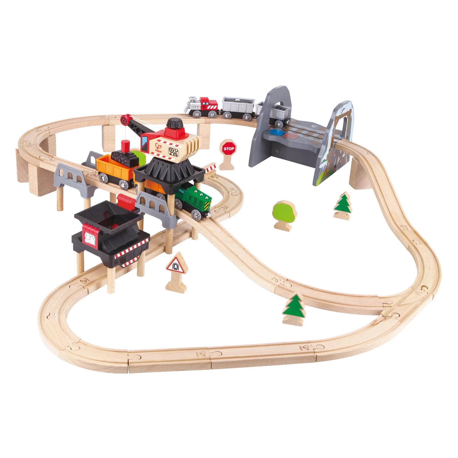 Hape Toys Working on The Railroad Toy Set