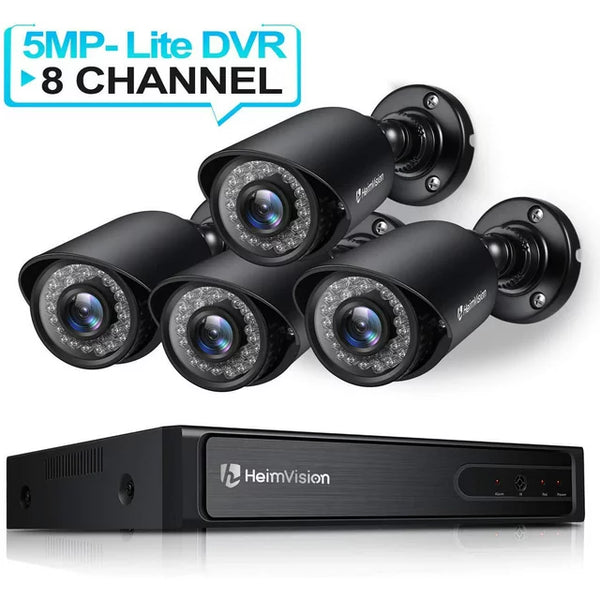 4 Pak 1080P Wired Security Camera System