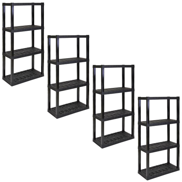 4 Hyper Tough 4-Tier Shelving Units