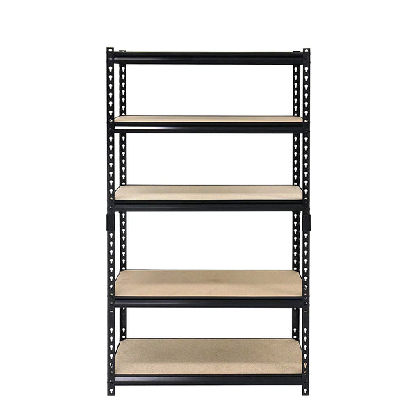 Heavy Duty 5-Tier Freestanding Shelf with Particle Board Shelves (800Lb Cap.)