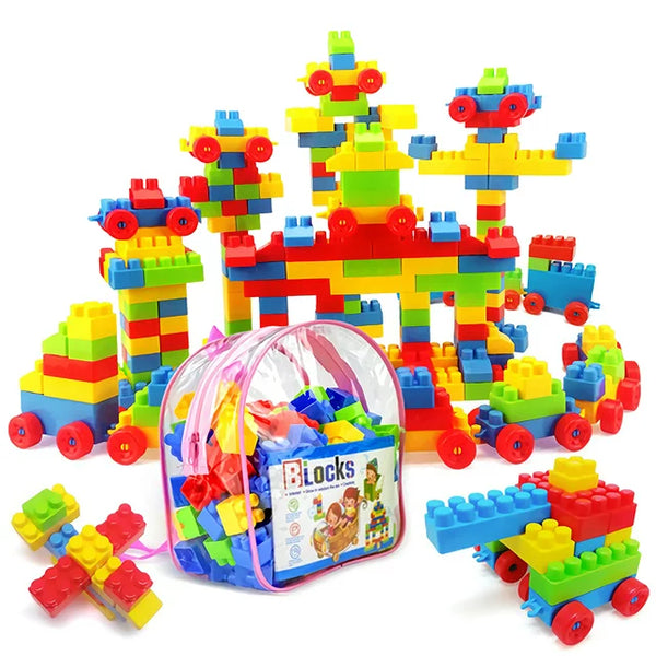 130 Piece Kids Mini Small Building Toy Blocks