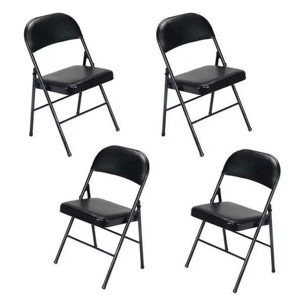 4 Cozy Cushioned Folding Chairs