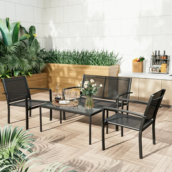 4 Piece Patio Set