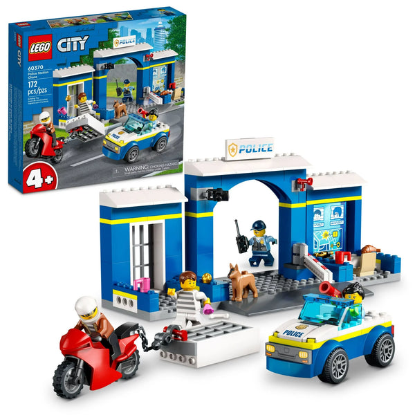 LEGO City Police Station Chase Set with Police Car Toy