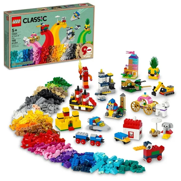 1100-Piece LEGO Classic 90 Years of Play Building Set