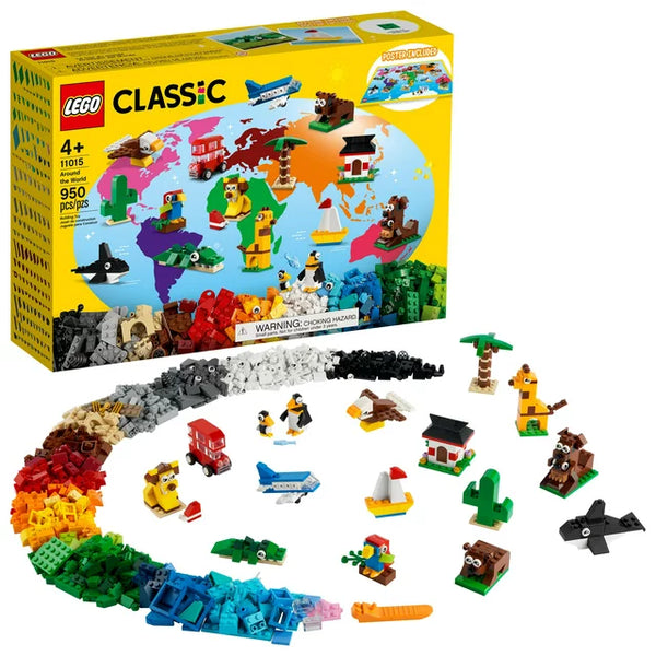 950 Piece LEGO Classic Around the World Building Toy