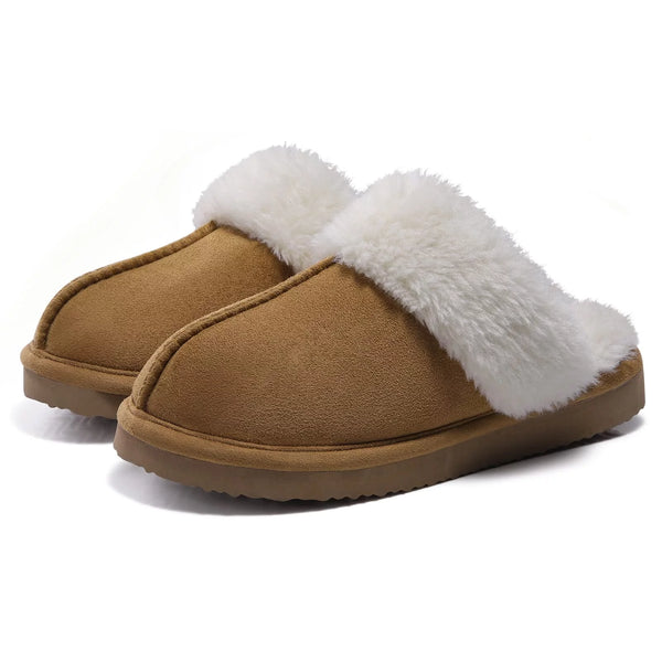 Women's Fuzzy Memory Foam Slippers