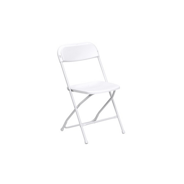 Clearance Flash Furniture Hercules Series Plastic Folding Chair - White