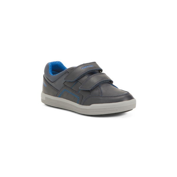 Geox Boys Leather Arzach Velcro Sneakers