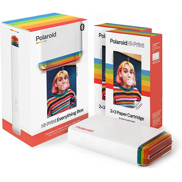 Polaroid Hi-Print Bluetooth Photo Printer & 40 Sheets Ready-to-Print Paper