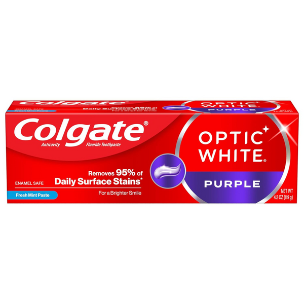 Colgate Optic White Purple Toothpaste