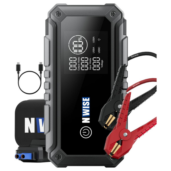 25,800mAh 65W Portable Battery, 3000A Car Jump Starter