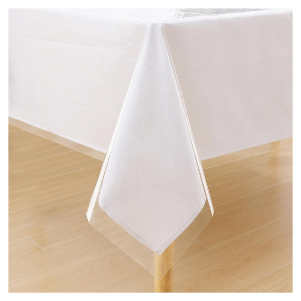 Clear Rectangle Vinyl Tablecloth