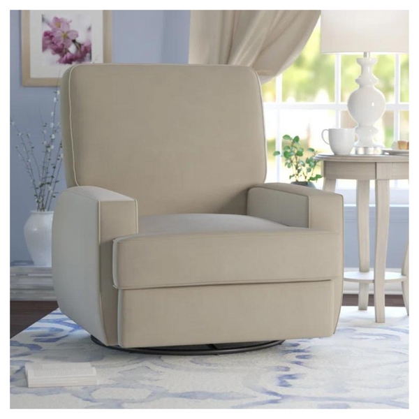 Upholstered Swivel Reclining Glider