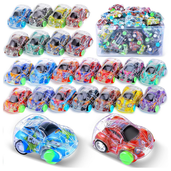 45-Pack Mini Pull Back Racing Cars