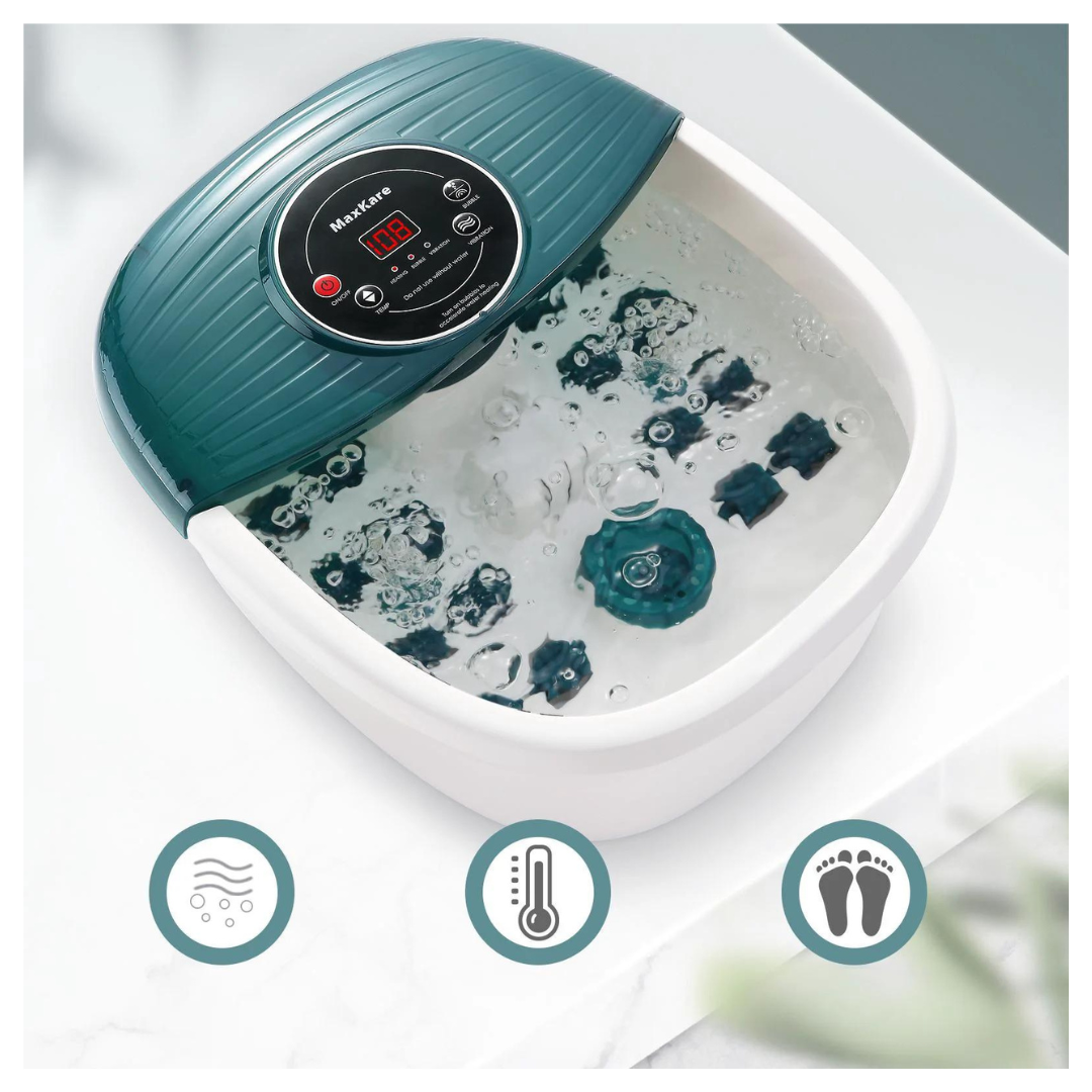 Ultimate Foot Spa Bath Massager with Heat, Bubbles, and Vibration