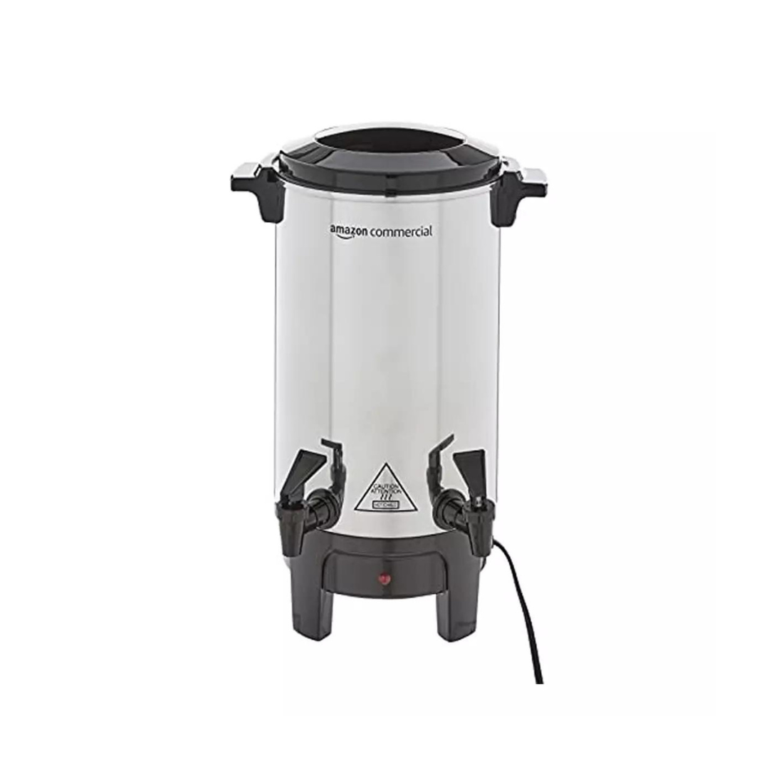 Amazon Commercial 40-Cup Aluminum Coffee Urn with 2 Spouts