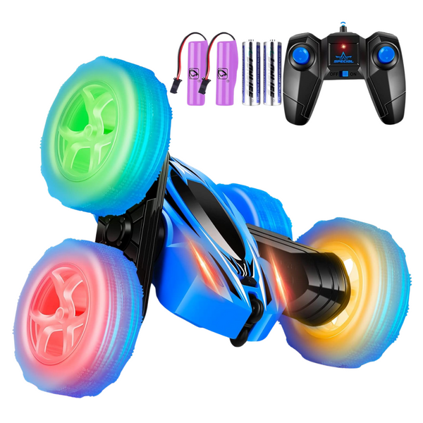 360° Rotating RC Stunt Car With Wheel Lights and Headlights