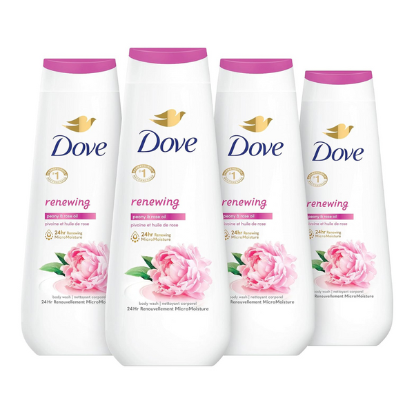 4 Bottles Of Dove Body Wash