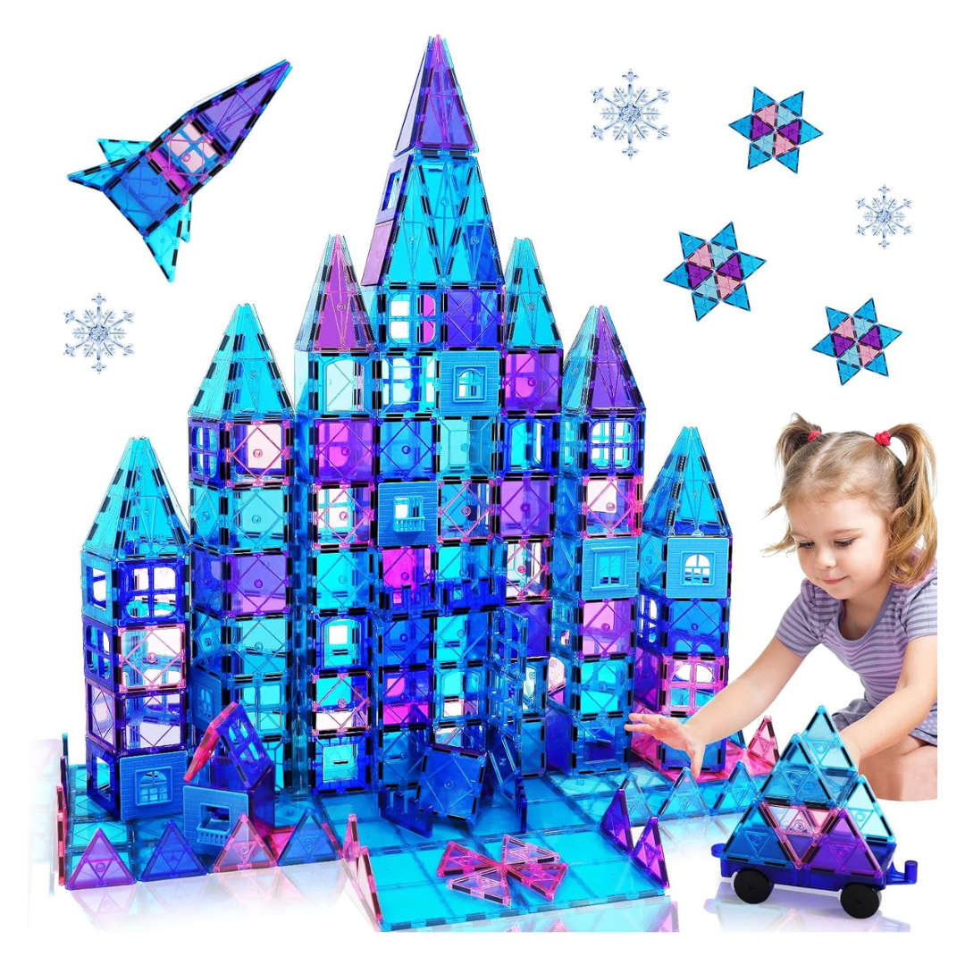 47 Piece Frozen Castle Magnetic Tiles