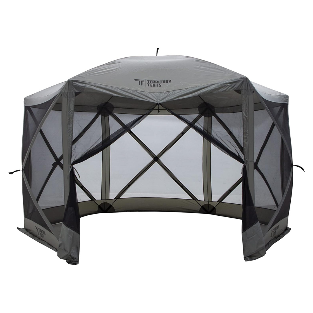 8-Person Waterproof Screen Tent with Mesh Windows