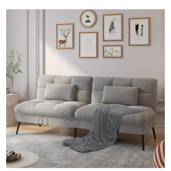 Convertible Futon Sofa Bed (3 Colors)