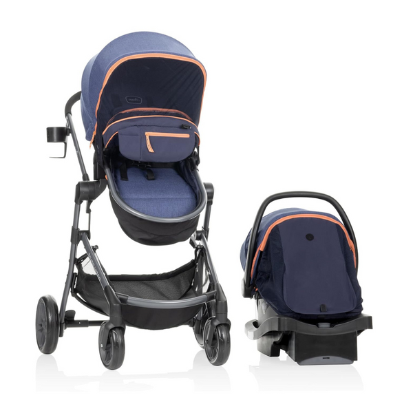 Evenflo Pivot Vizor Travel System With Litemax Infant Car Seat