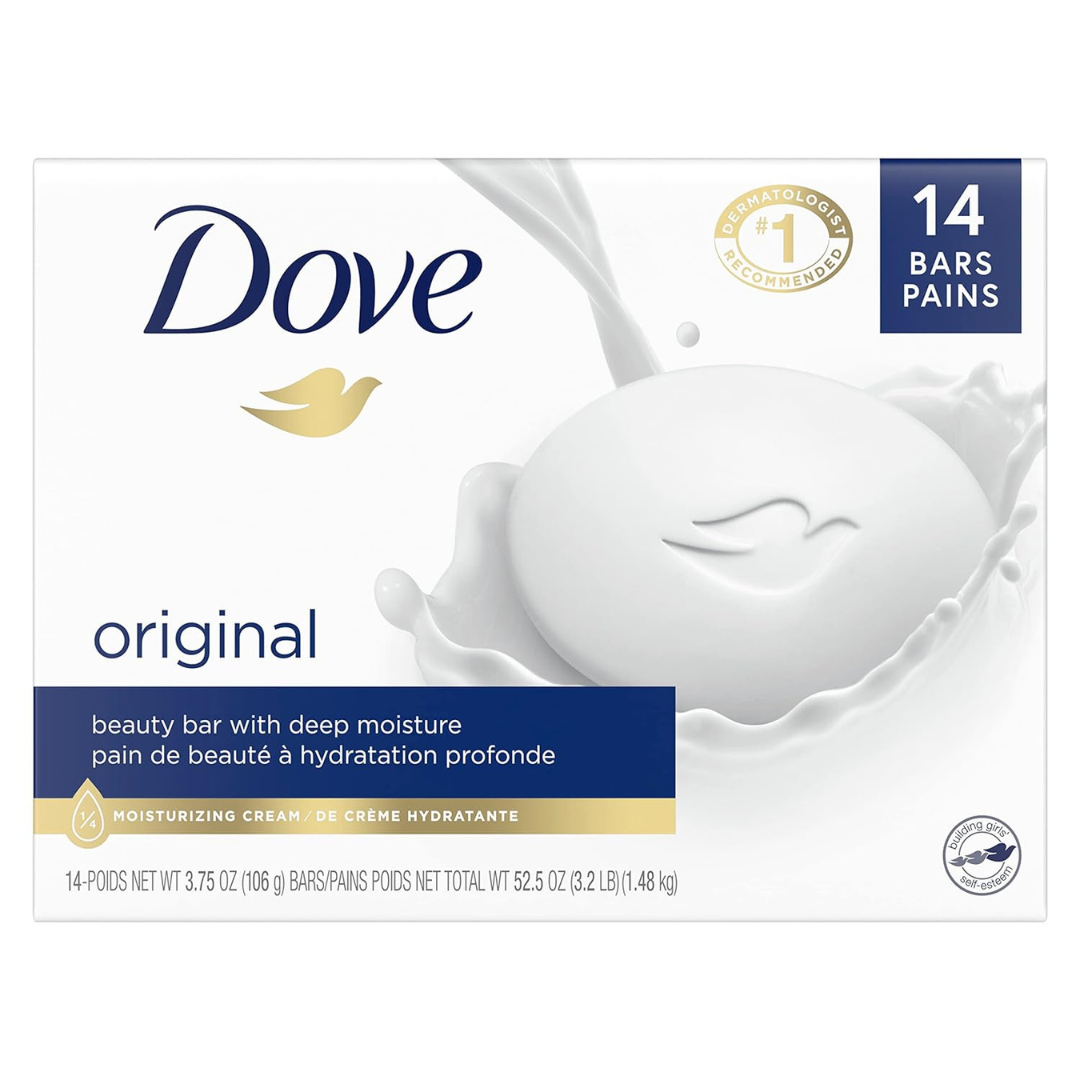 14 Bars Dove Beauty Soap