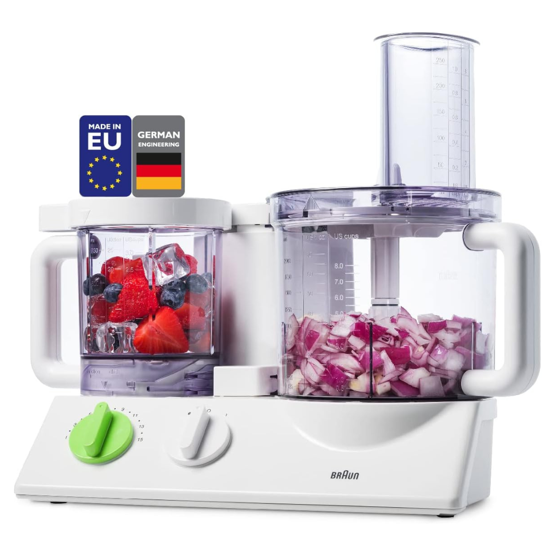 Braun 12 In 1 Multi-Functional Food Processor With Dual Control Technology