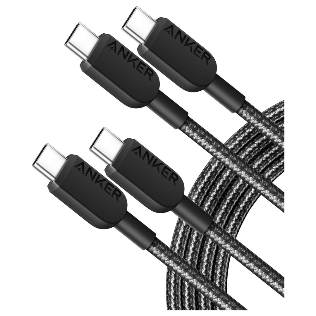 2-Pack Anker Fast Charging USB C Cables