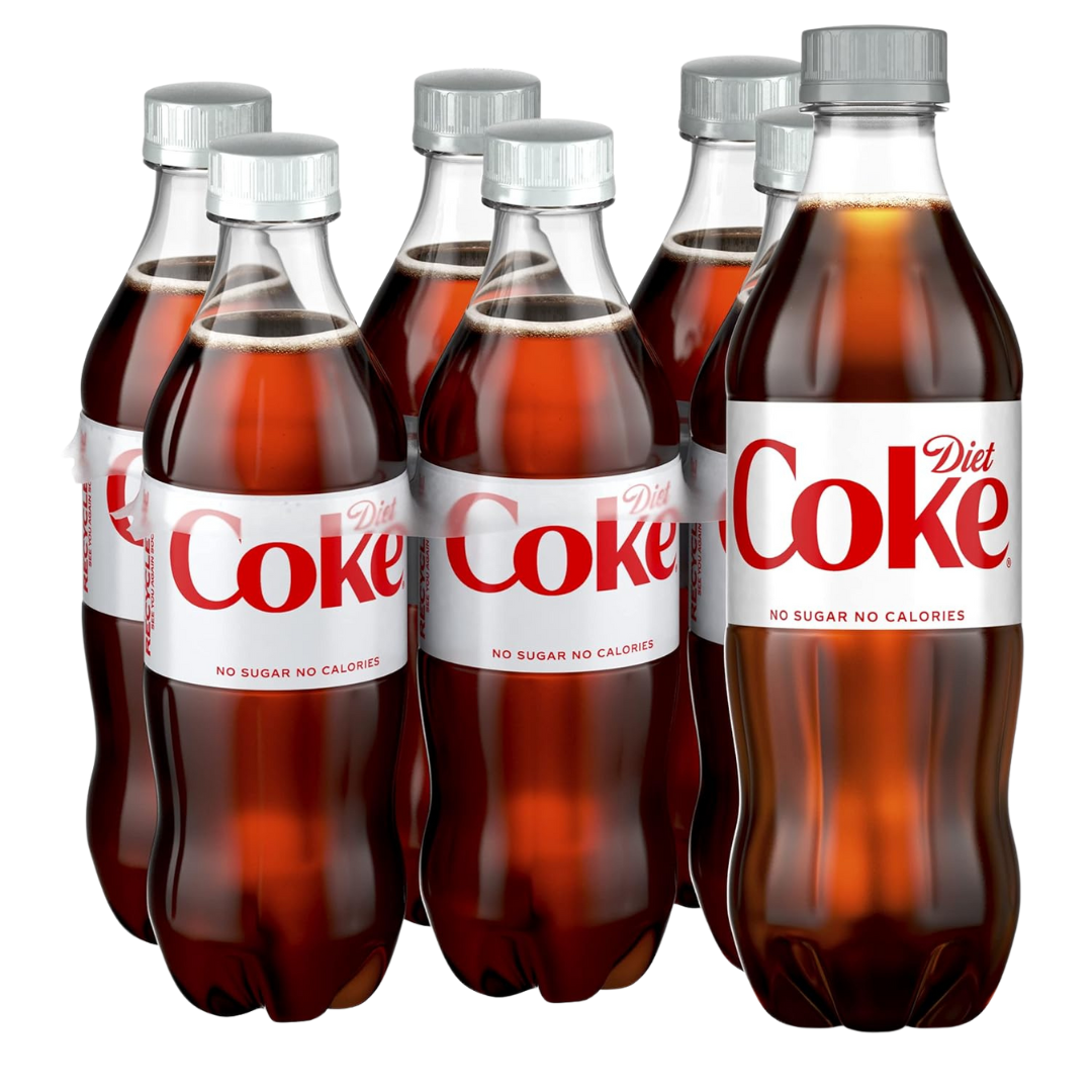 6 Bottles of Diet Coke