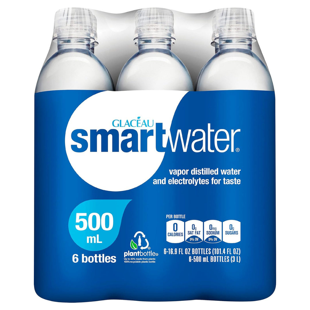 6 Bottles of Smartwater