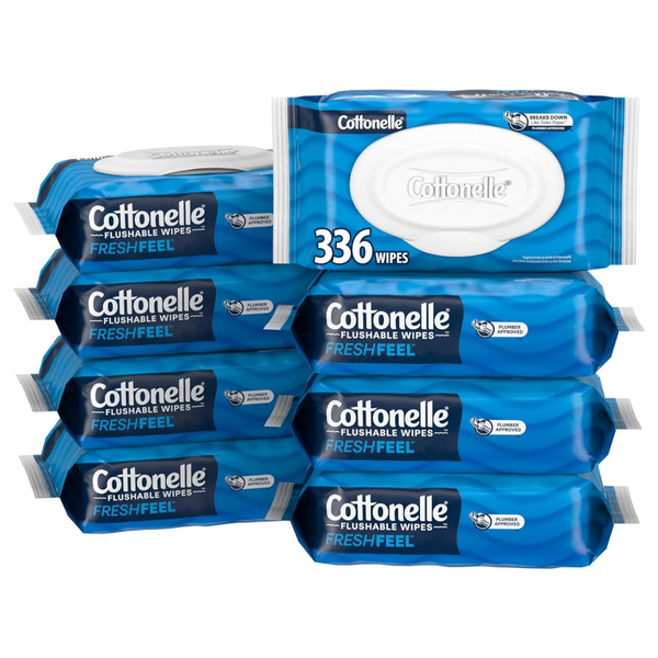 336 Cottonelle Flushable Wipes