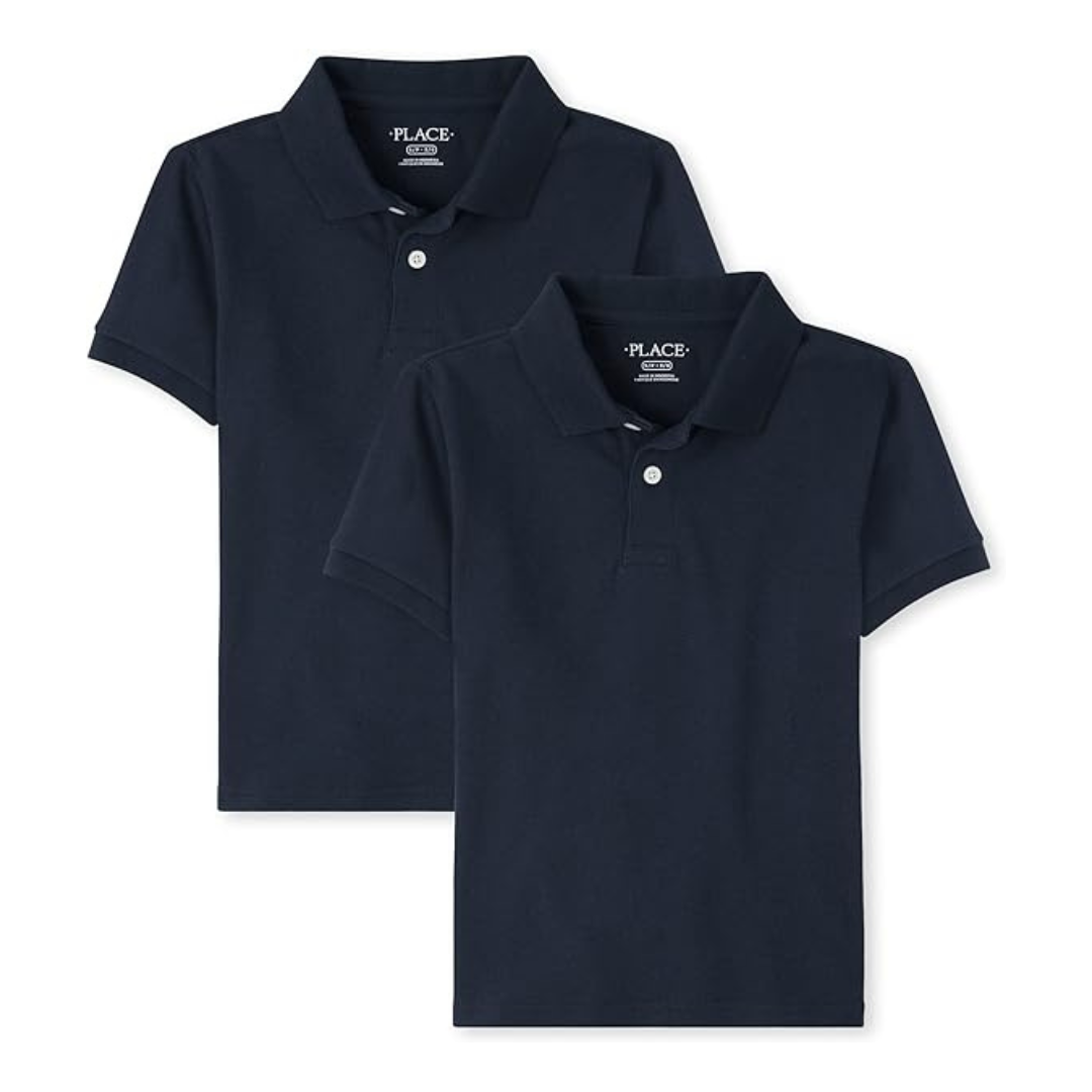 2-Pack Children's Place Boys' Short-Sleeve Polos (5 Colors)