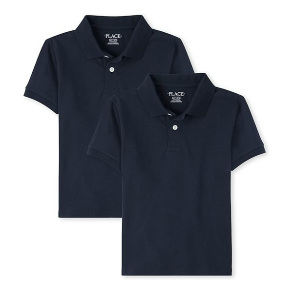 2-Pack Children's Place Boys' Short-Sleeve Polos (5 Colors)