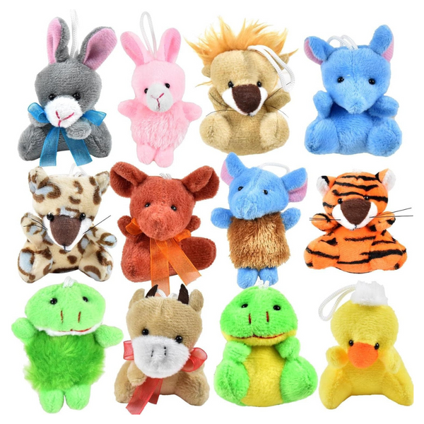 12 Small Stuffed Animals