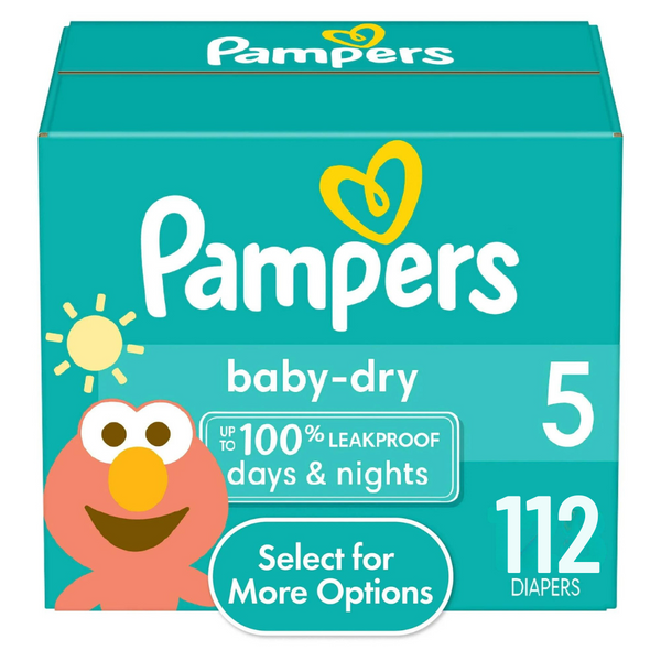 Targeted: Pampers Baby Dry Diapers Size 5 112 Count Diapers