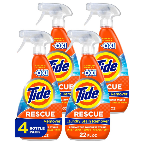 4-Pack Tide Rescue Laundry Stain Remover with Oxi