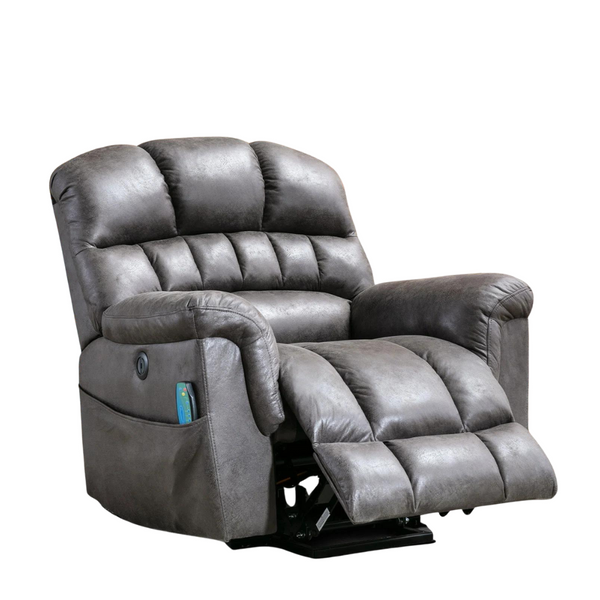 Extra Large Power Reclining Heated Massage Chair (2 Colors)