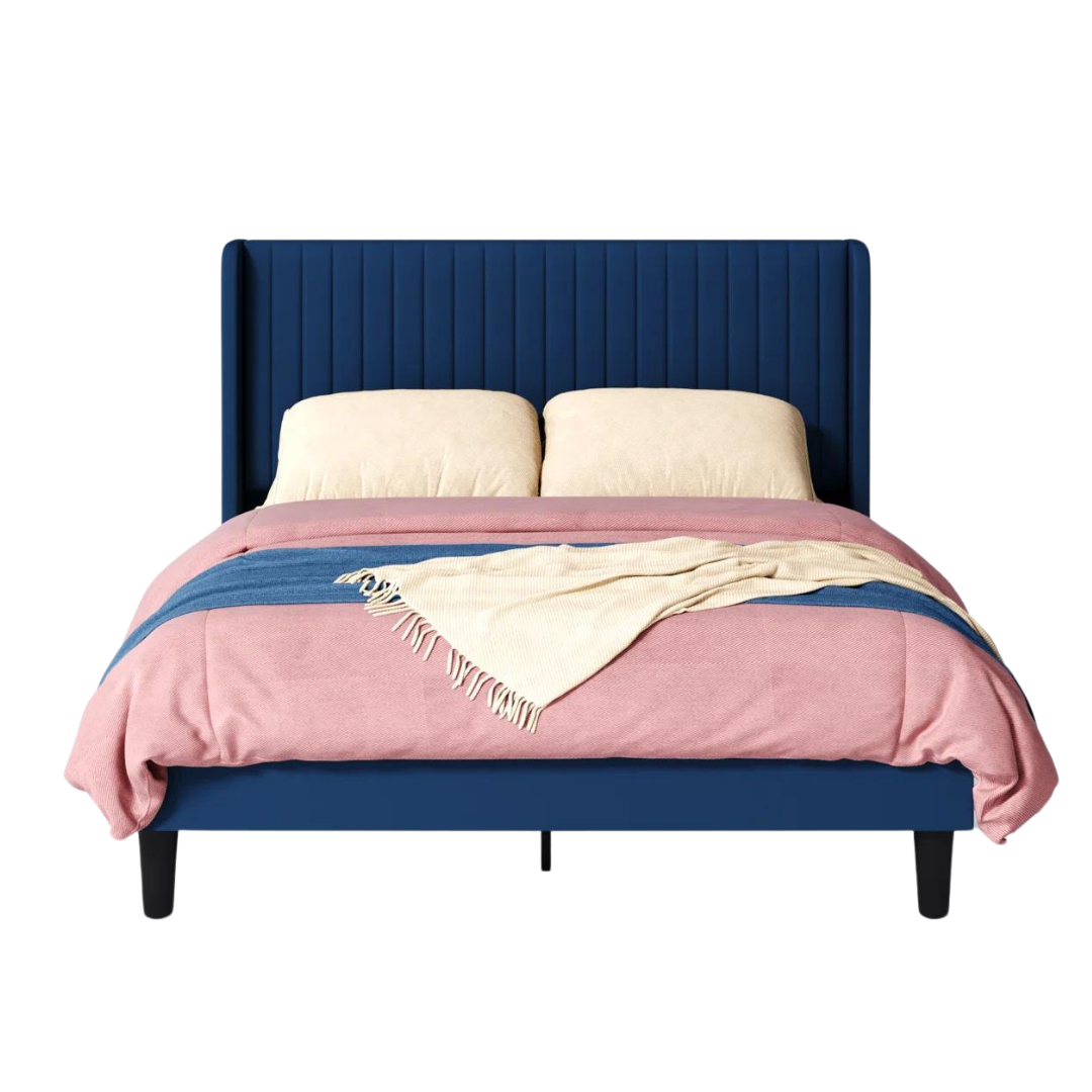 Upholstered Platform Bed (6 Colors)